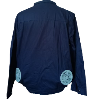 Veste de ventilation Senjoy pour hommes et femmes - Fonctionne avec piles et contrôle de vitesse à 3 vitesses pour les travailleurs à haute température