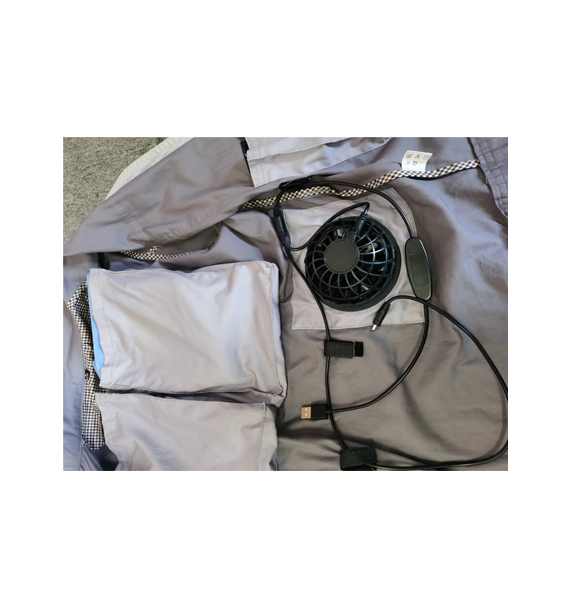 Veste de travail climatisée Senjoy, été chaud avec ventilateurs rafraîchissants