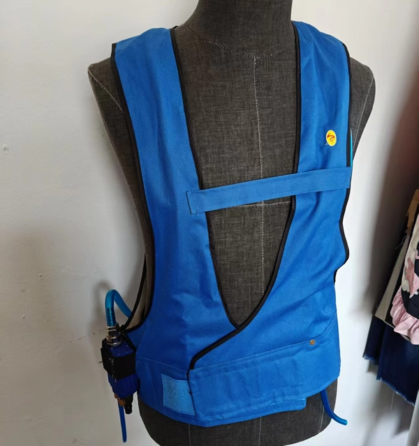 Principe de fonctionnement du gilet de climatisation à tube vortex