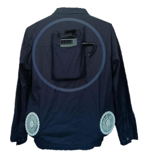 Vêtements de travail climatisés Senjoy, technologie semi-conductrice, batterie 12 V 15&nbsp;000 mAh, autonomie de 4 à 9 heures, 6 modes