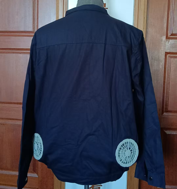 Veste de ventilation Senjoy pour hommes et femmes - Fonctionne avec piles et contrôle de vitesse à 3 vitesses pour les travailleurs à haute température