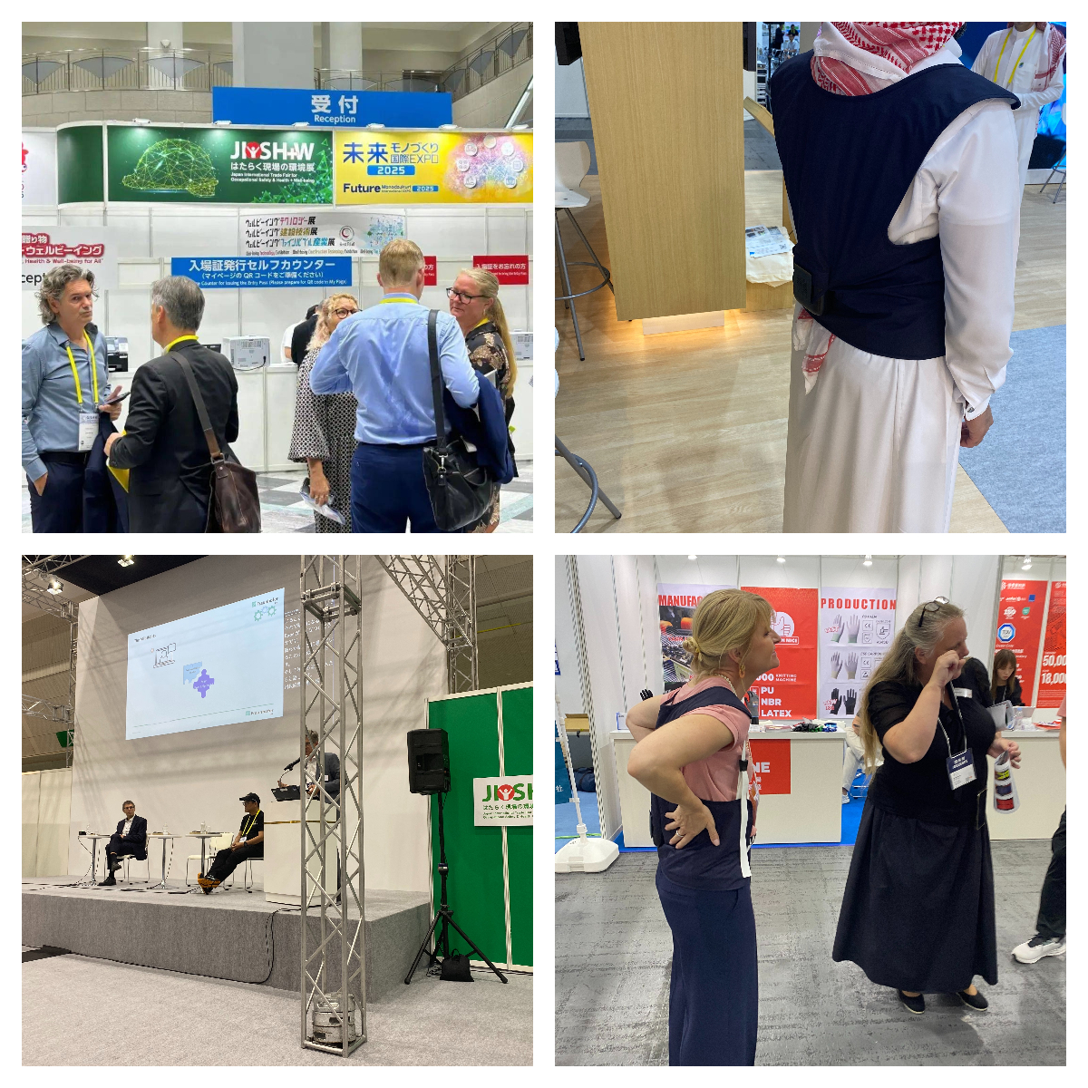 Le fabricant de vêtements rafraîchissants SenJoy a participé au salon d'Osaka